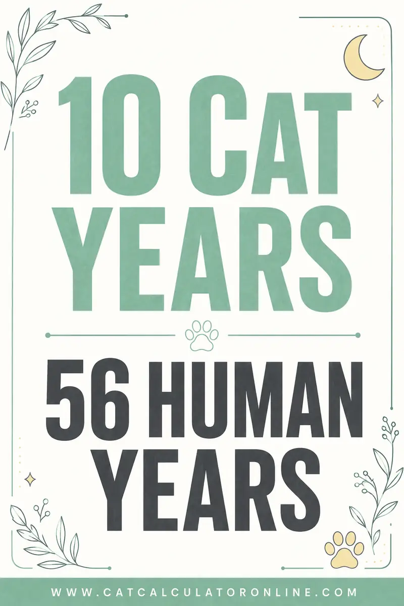 10 Cat Years in Human Years