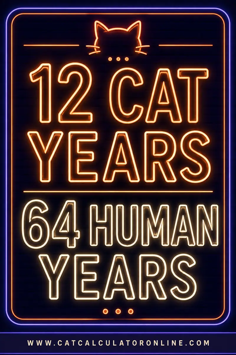 12 Cat Years in Human Years