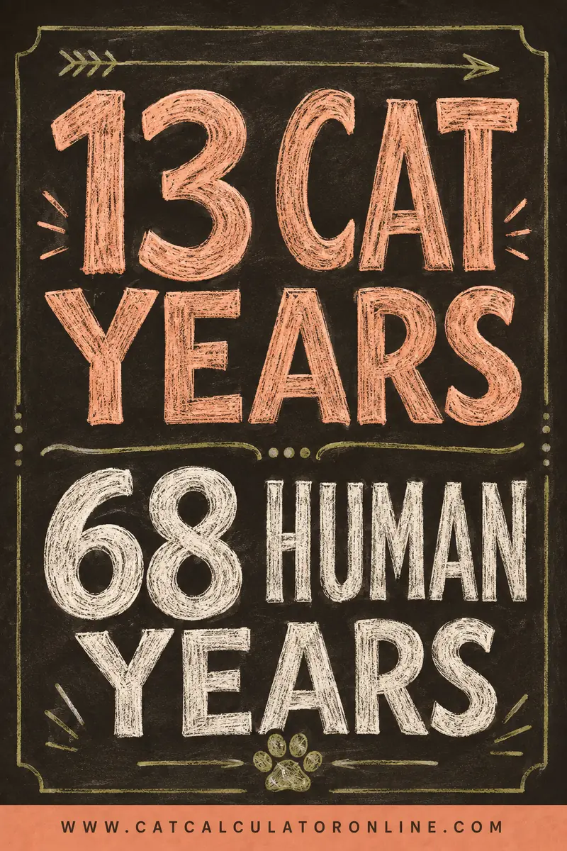 13 Cat Years in Human Years
