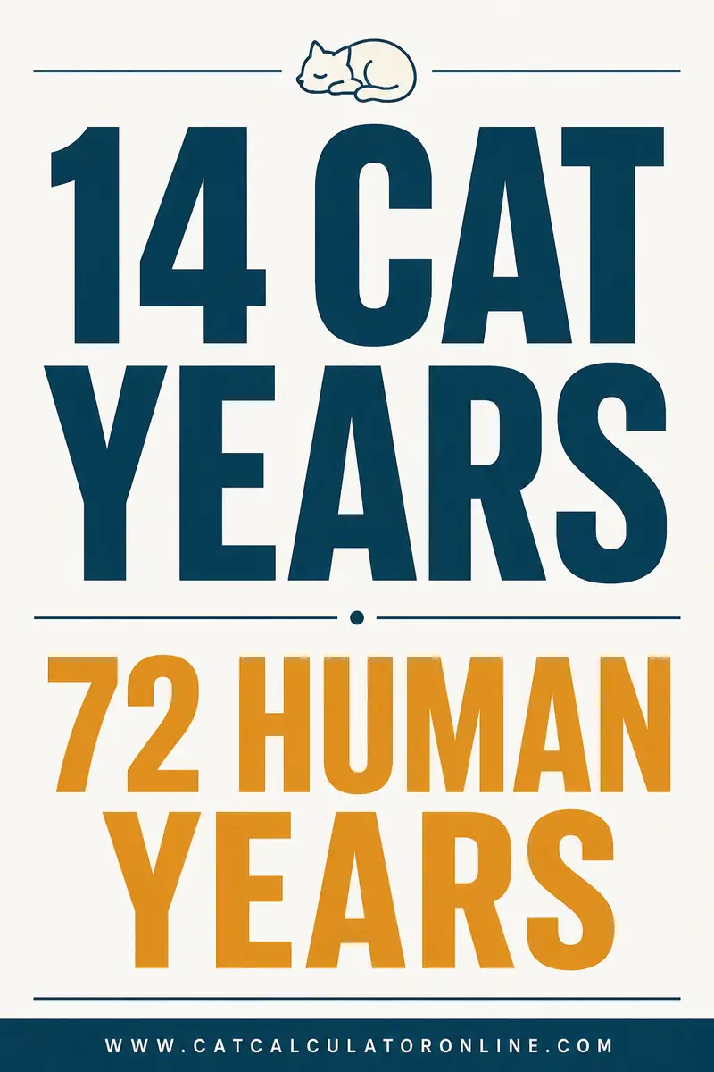 14 Cat Years in Human Years