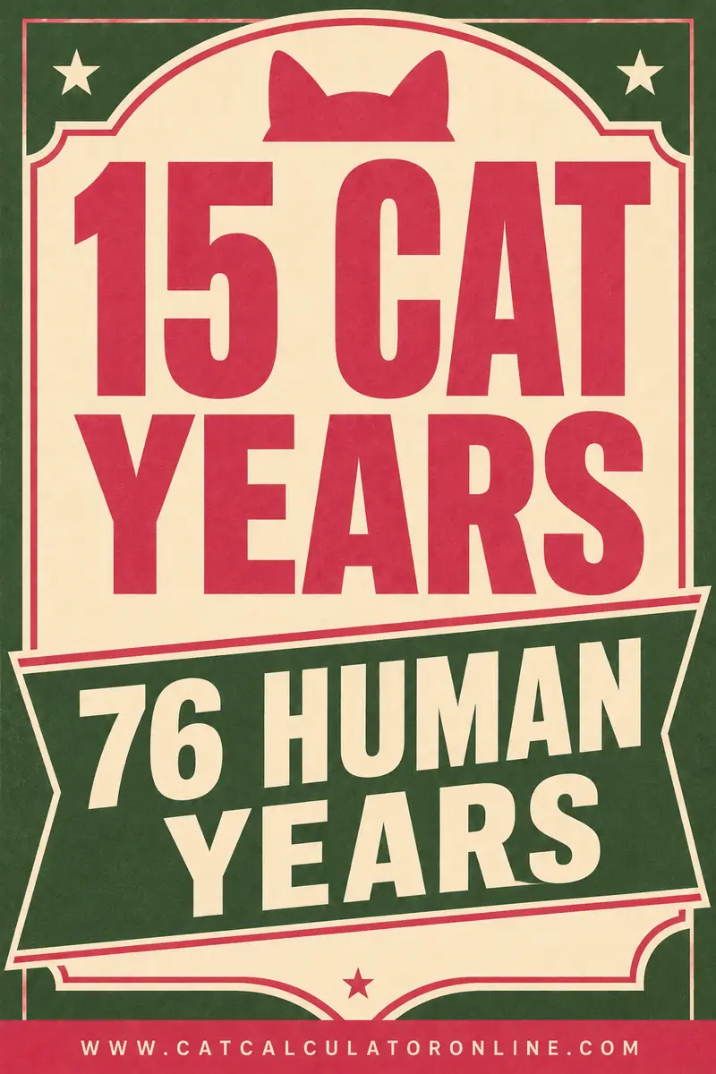 15 Cat Years in Human Years