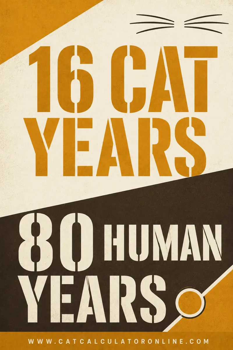 16 Cat Years in Human Years