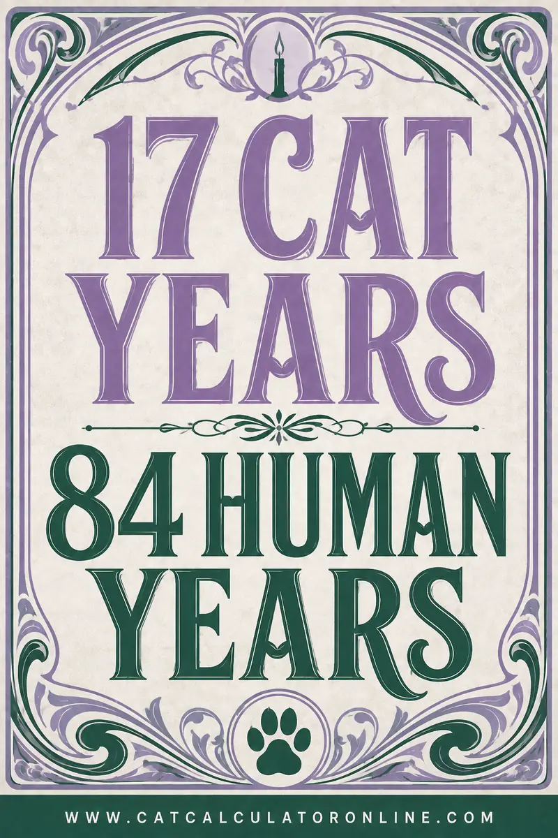 17 Cat Years in Human Years