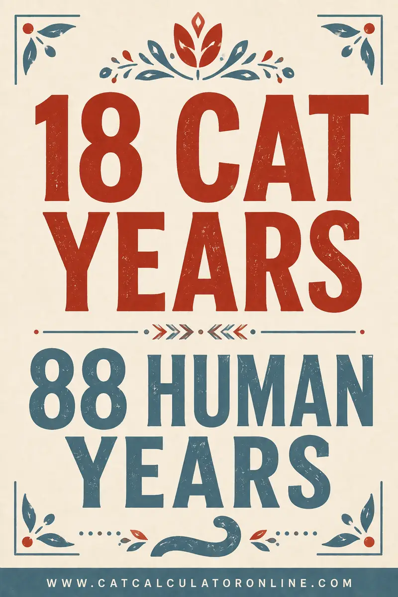 18 Cat Years in Human Years