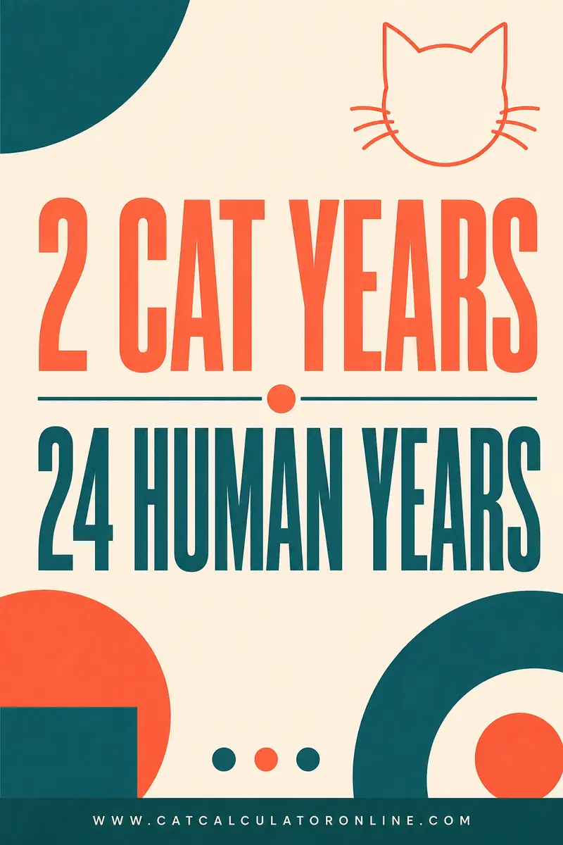 2 Cat Years in Human Years
