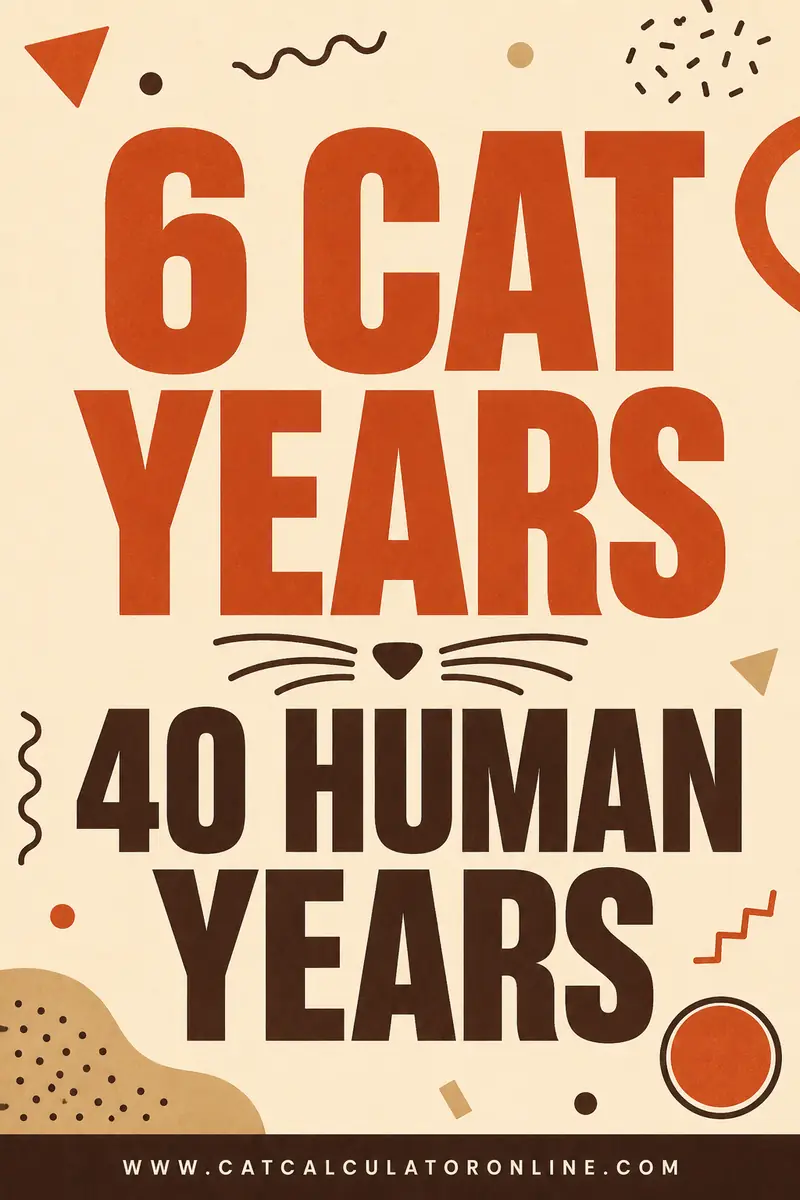 6 Cat Years in Human Years