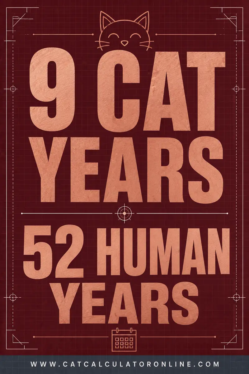 9 Cat Years in Human Years