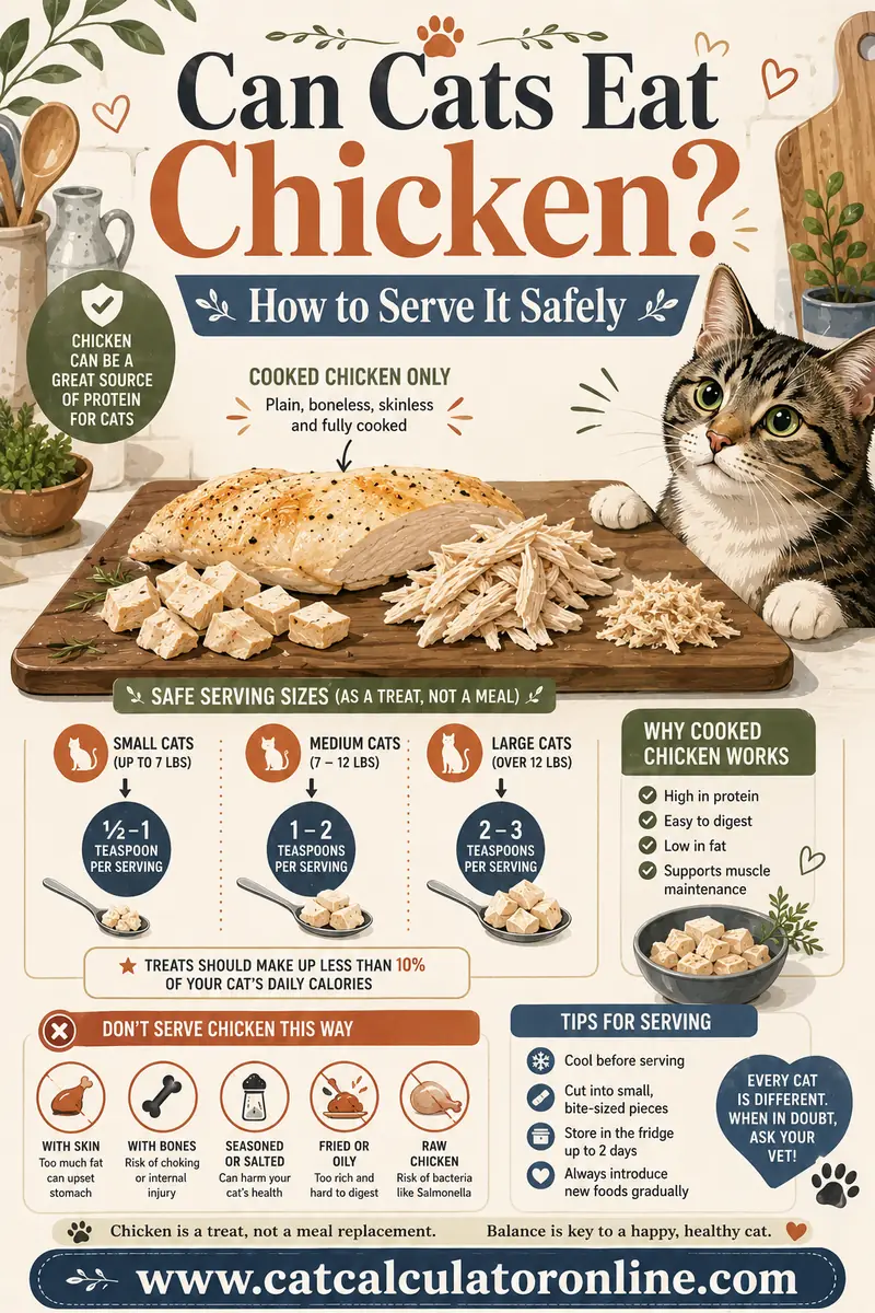 Can Cats Eat Chicken? How to Serve It Safely