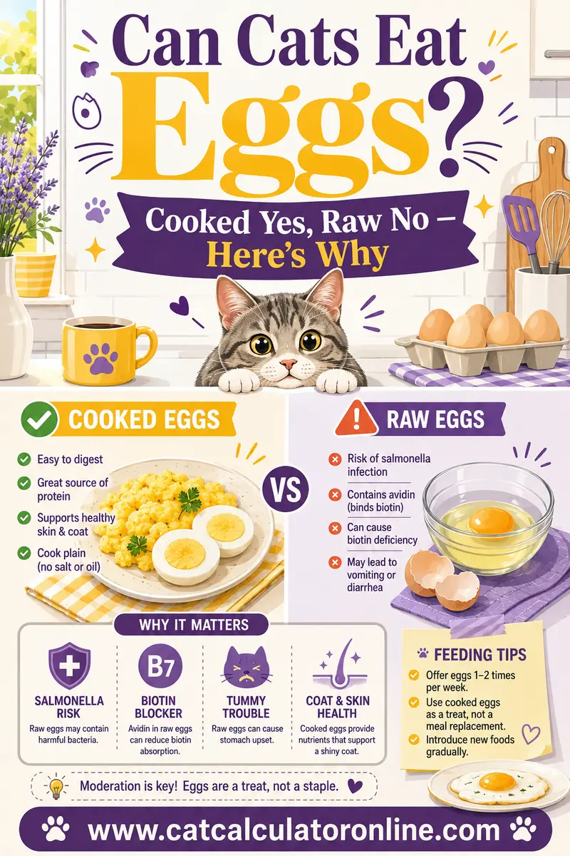 Can Cats Eat Eggs? Cooked Yes, Raw No — Here's Why