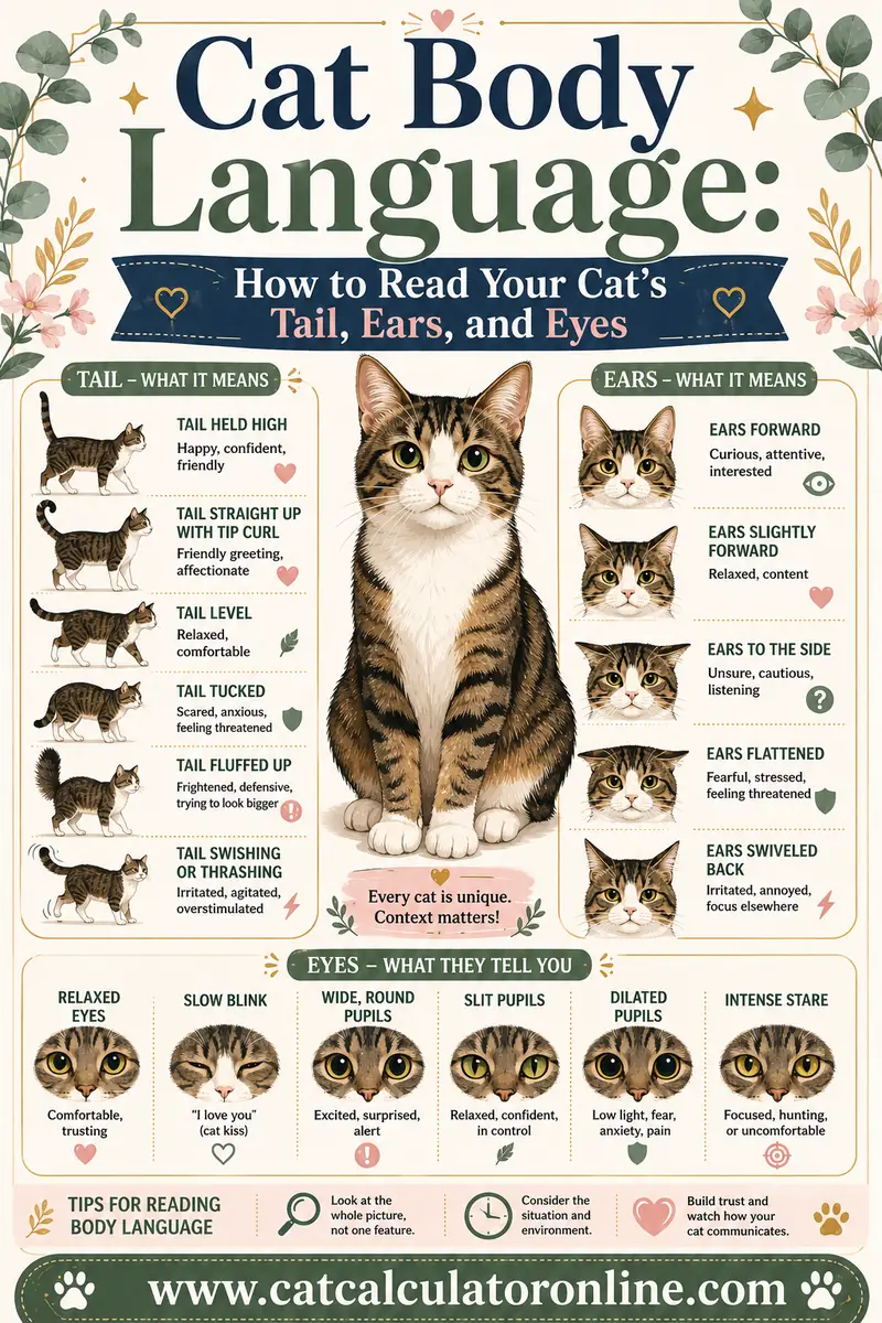 Cat Body Language: How to Read Your Cat's Tail, Ears, and Eyes