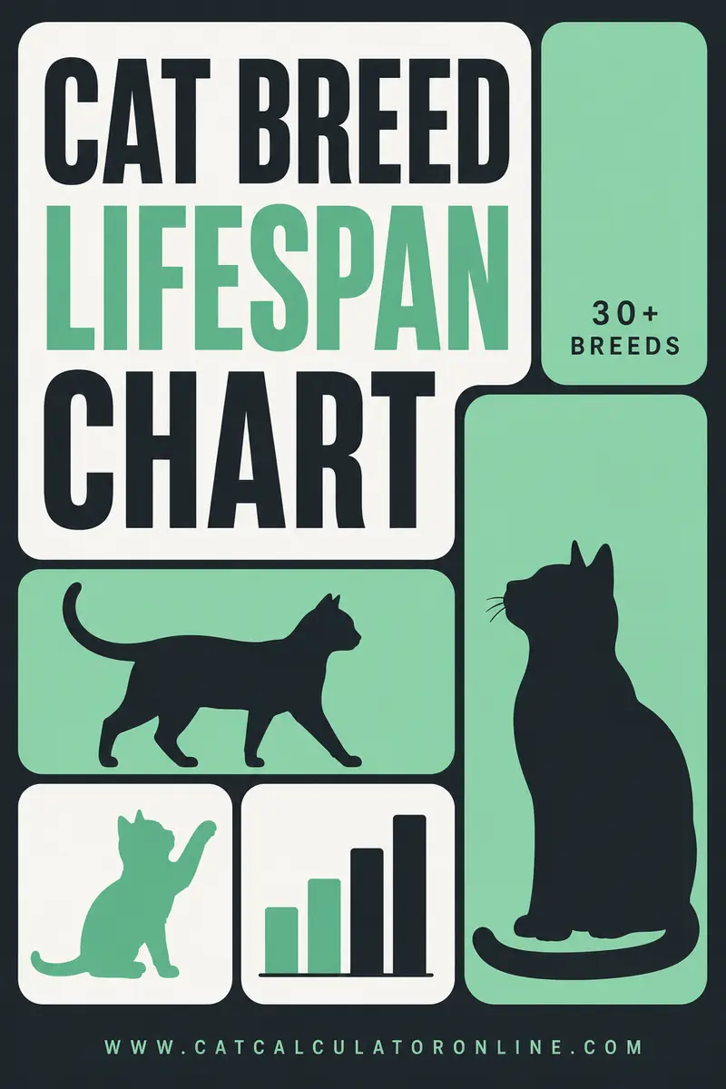 Cat Breed Lifespan Chart (30+ Breeds)