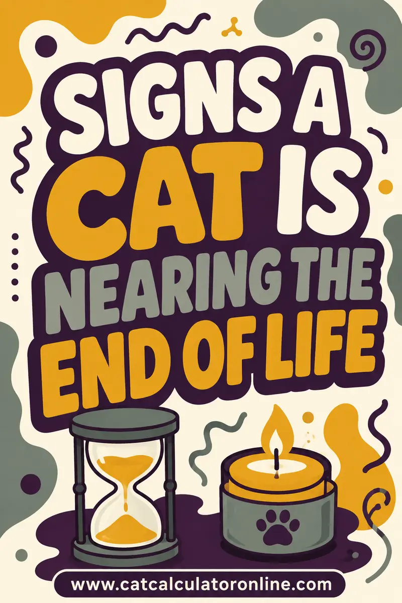 Signs a Cat Is Nearing the End of Life