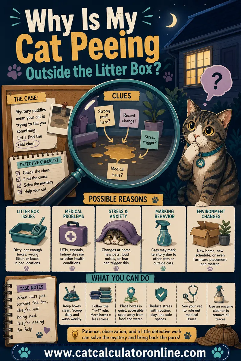 Why Is My Cat Peeing Outside the Litter Box?