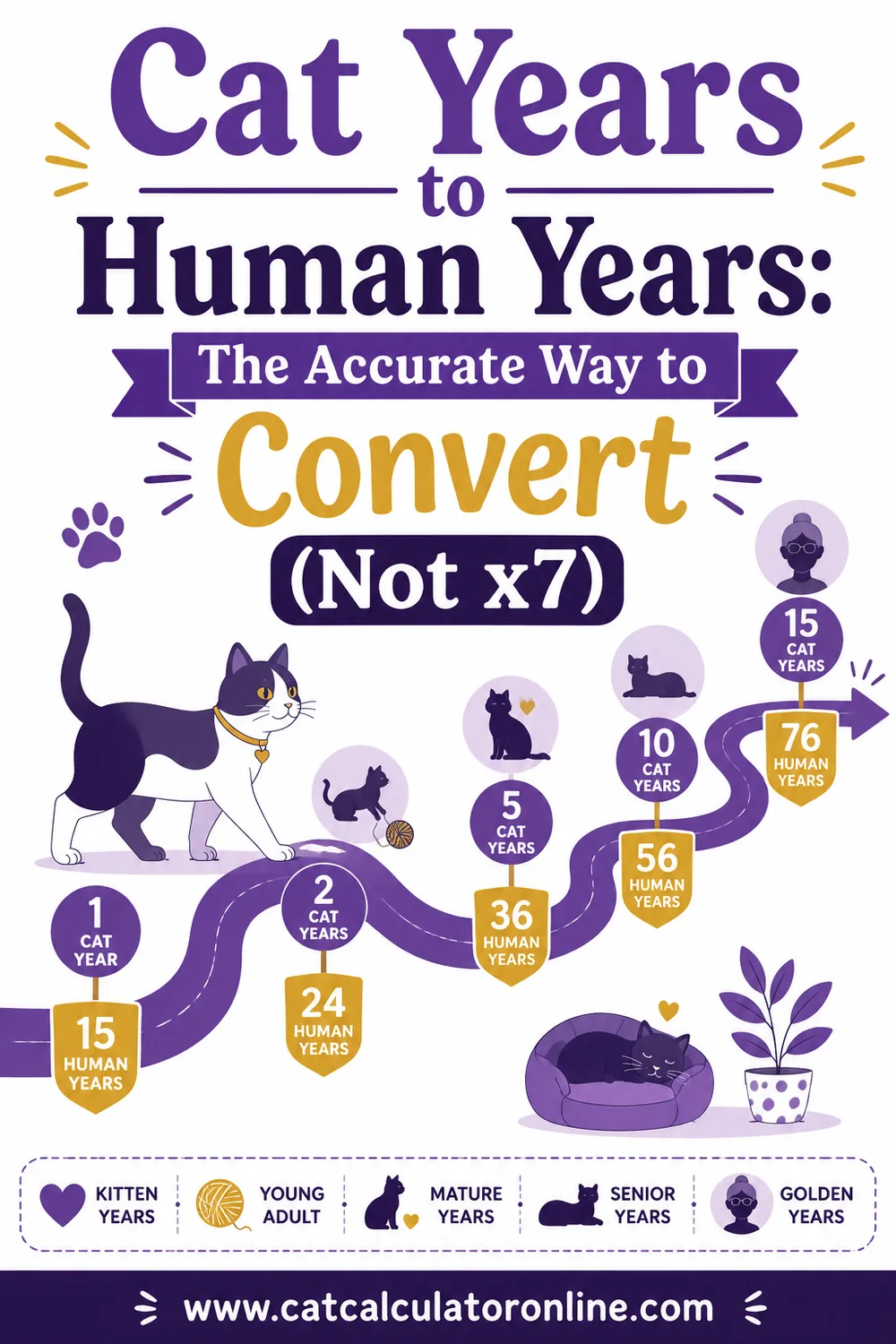 Cat Years to Human Years: The Accurate Way to Convert (Not x7)