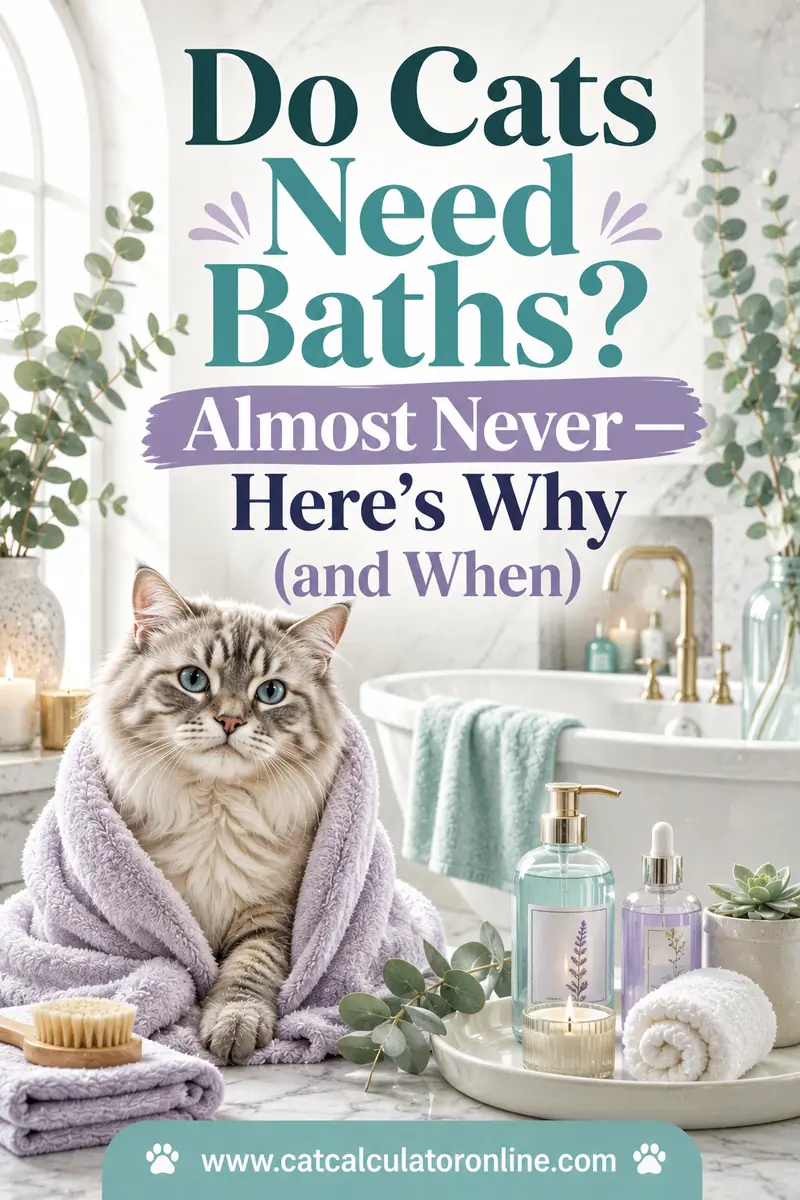 Do Cats Need Baths? Almost Never — Here's Why (and When)