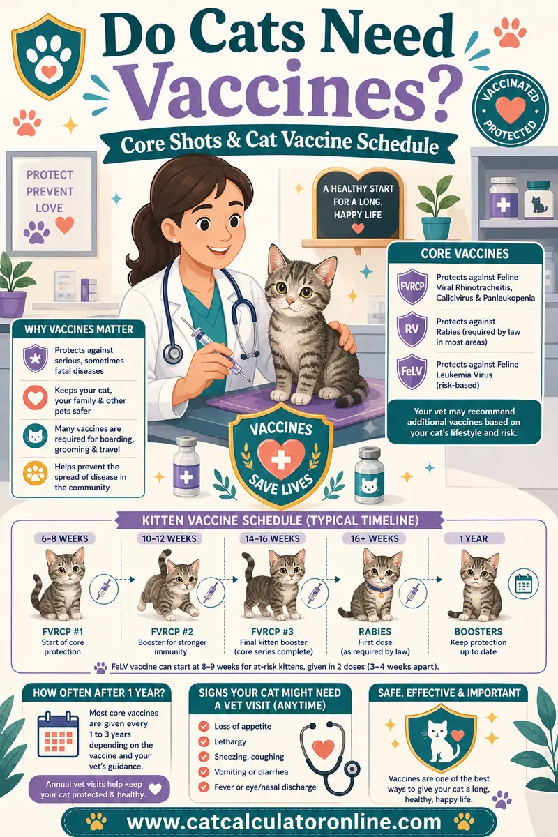 Do Cats Need Vaccines? Core Shots & Cat Vaccine Schedule