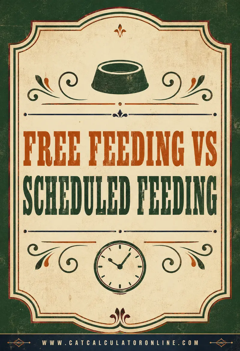 Free Feeding vs Scheduled Feeding for Cats