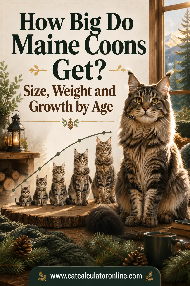 How Big Do Maine Coons Get? Size, Weight and Growth by Age