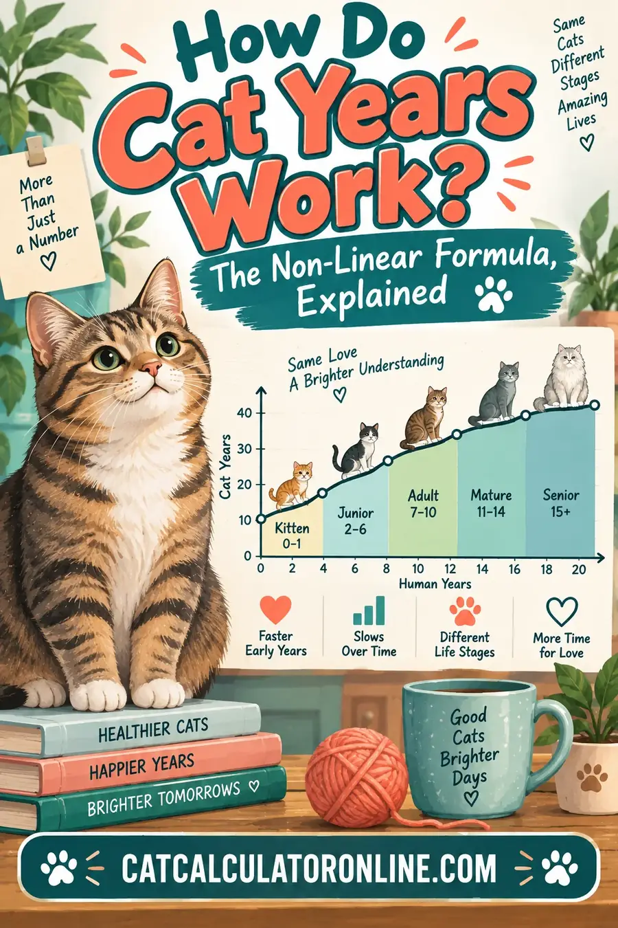 How Do Cat Years Work? The Non-Linear Formula, Explained
