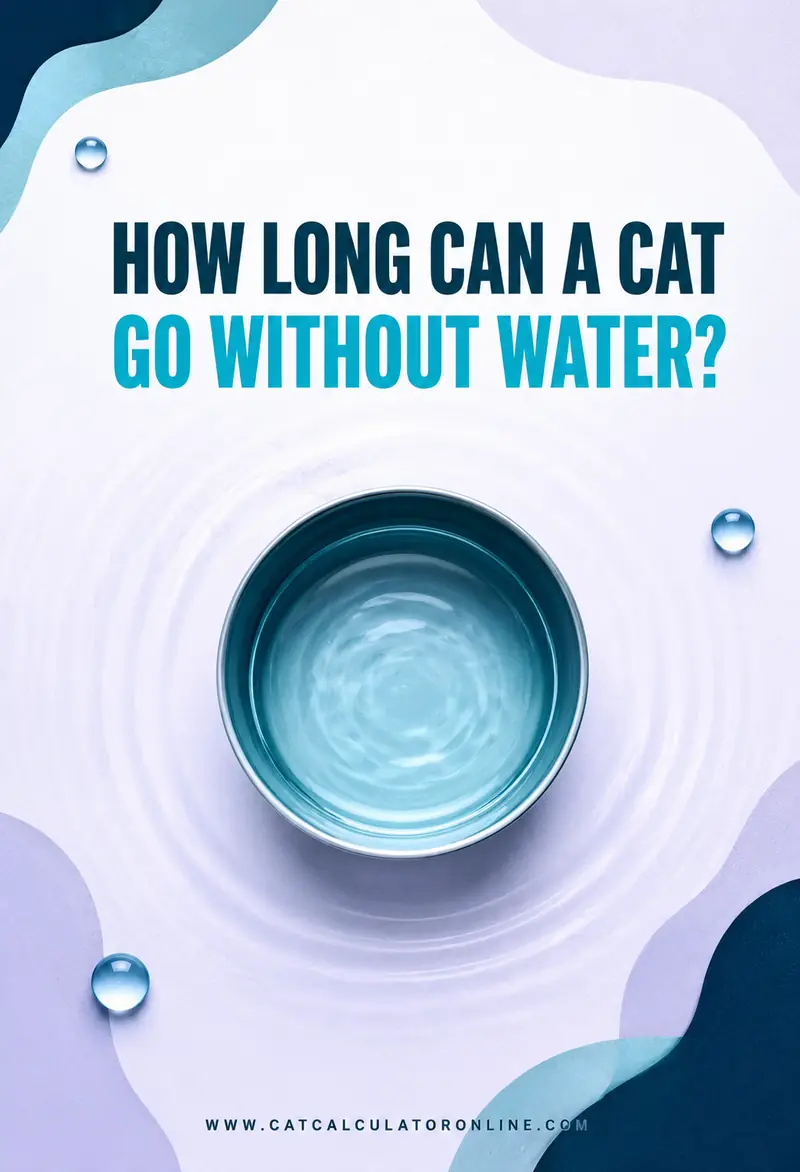 How Long Can a Cat Go Without Water?