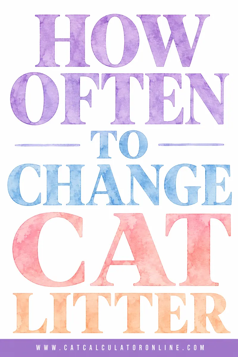 How Often to Change Cat Litter