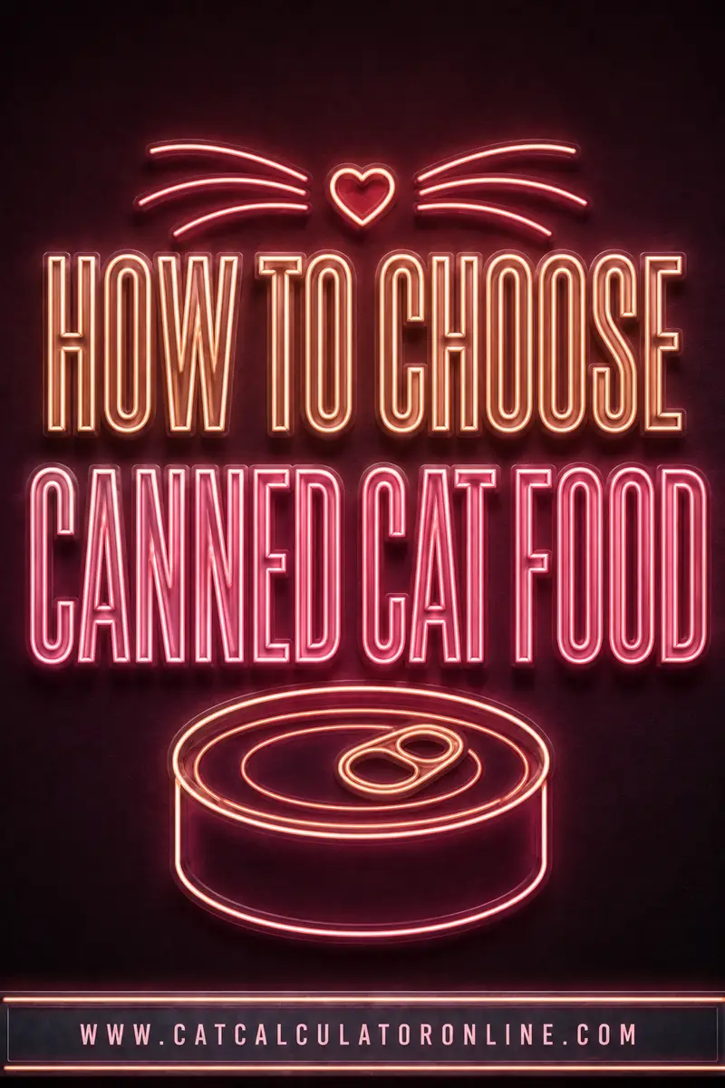 How to Choose Canned Cat Food
