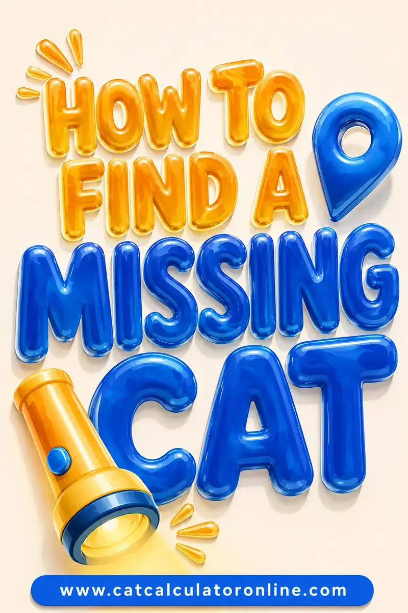 How to Find a Missing Cat