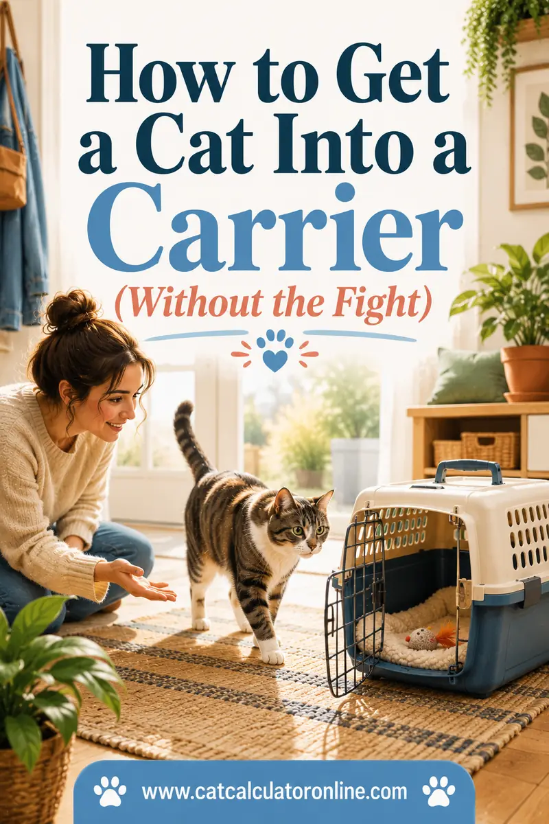 How to Get a Cat Into a Carrier (Without the Fight)