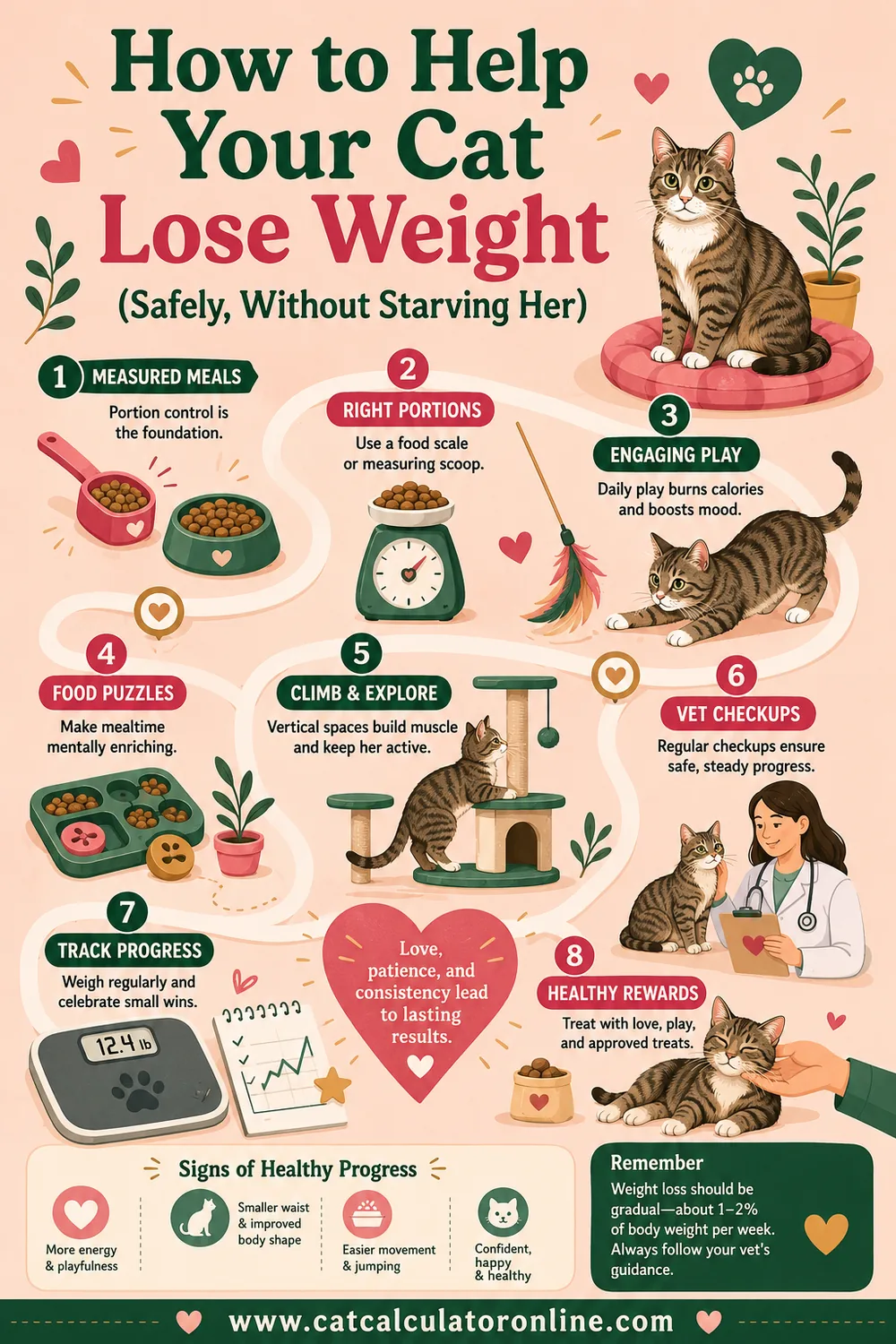 How to Help Your Cat Lose Weight (Safely, Without Starving Her)