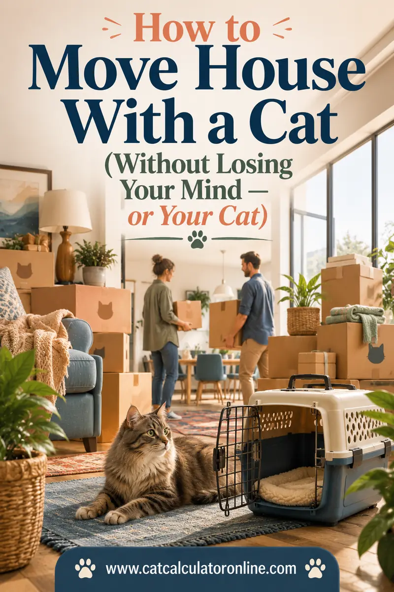 How to Move House With a Cat (Without Losing Your Mind — or Your Cat)