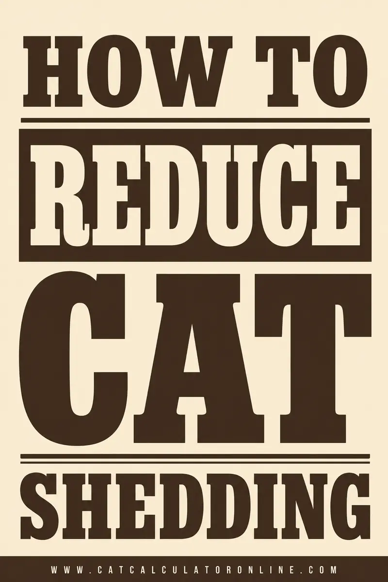 How to Reduce Cat Shedding