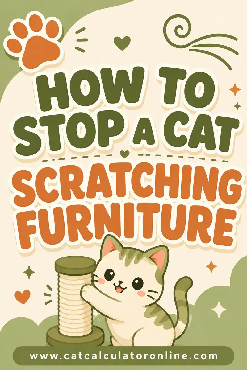 How to Stop a Cat Scratching Furniture