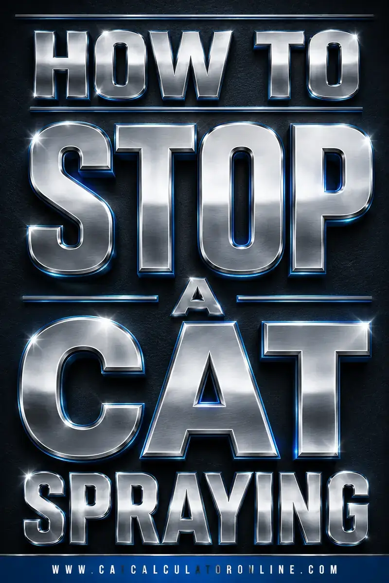 How to Stop a Cat Spraying