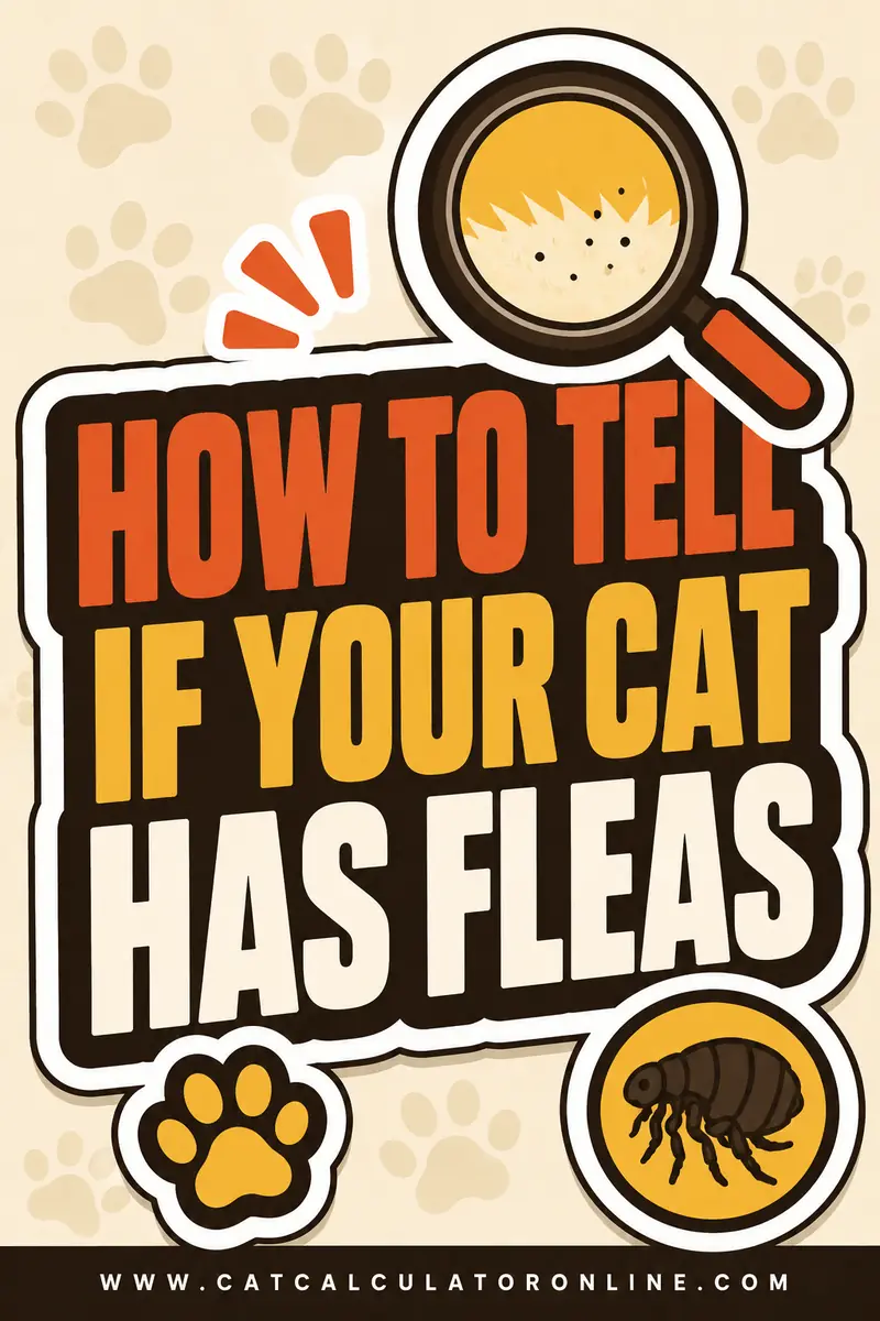 How to Tell If Your Cat Has Fleas