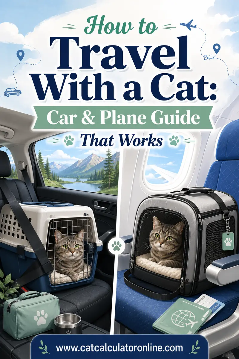 How to Travel With a Cat: Car & Plane Guide That Works