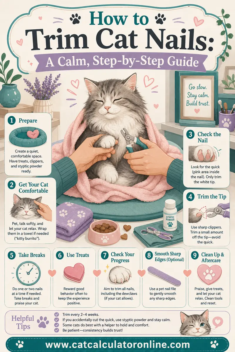How to Trim Cat Nails: A Calm, Step-by-Step Guide