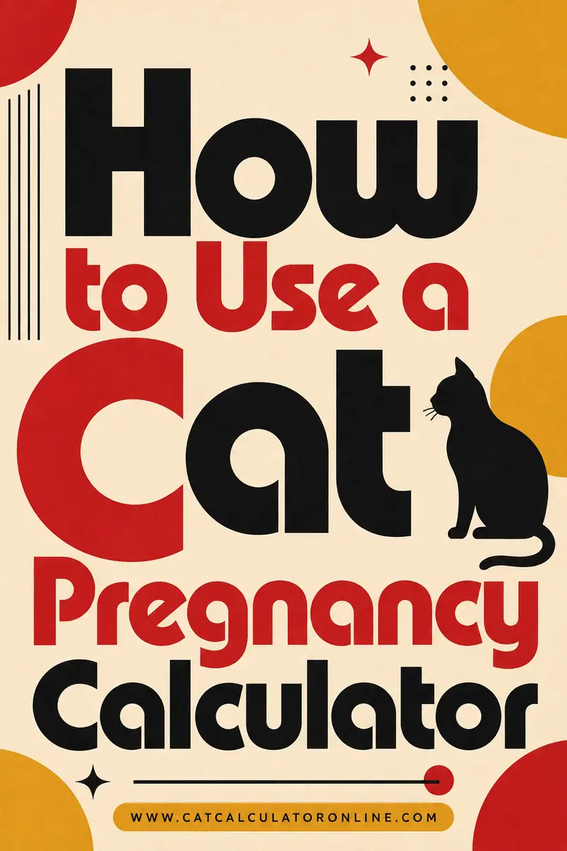 How to Use a Cat Pregnancy Calculator