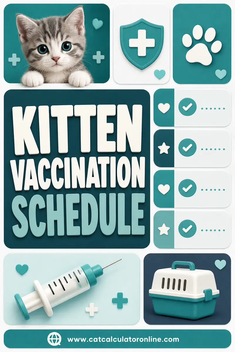 Kitten Vaccination Schedule (First Year)