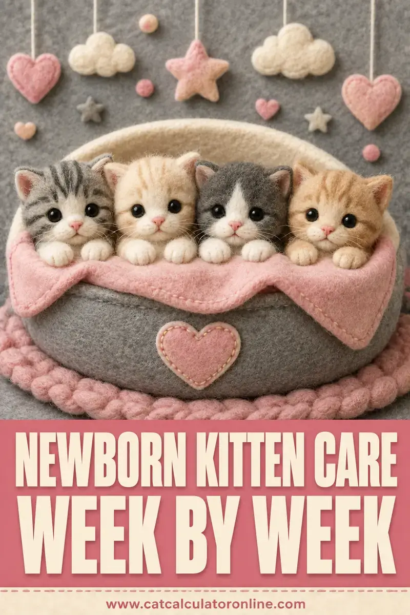 Newborn Kitten Care Week by Week