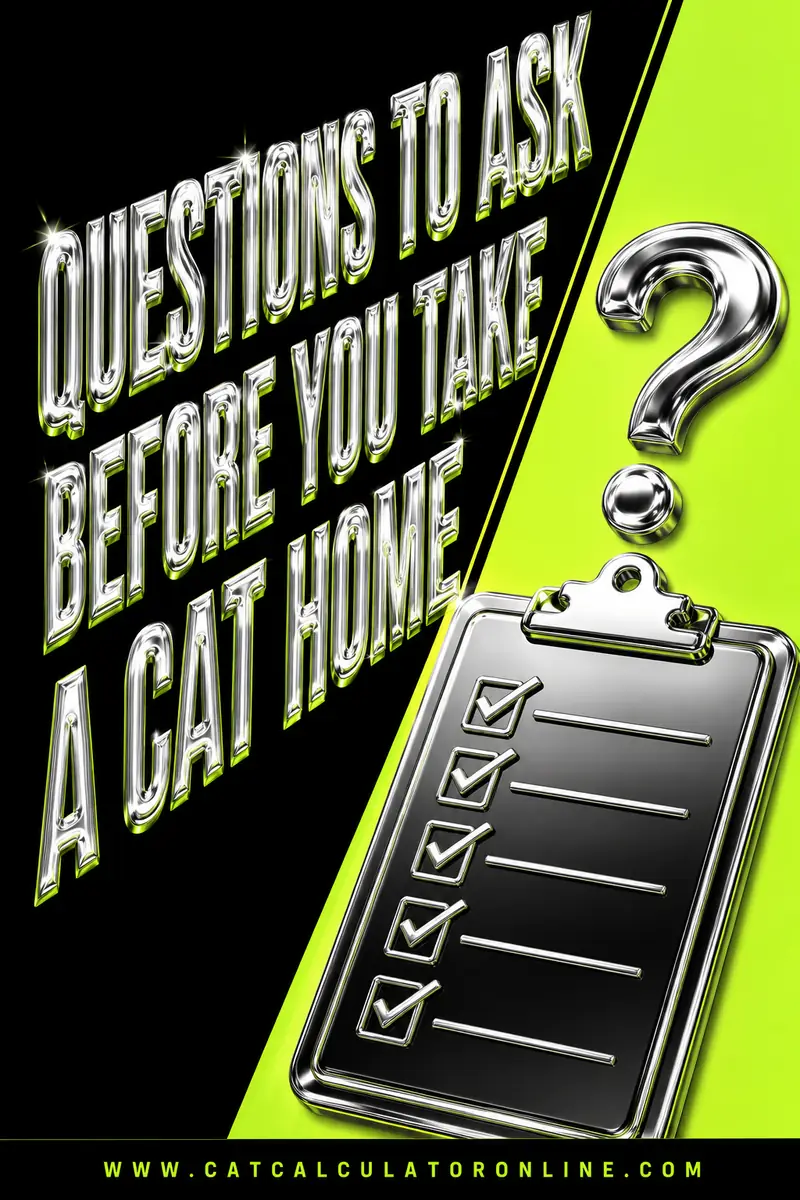 Questions to Ask a Breeder or Shelter Before You Take a Cat Home