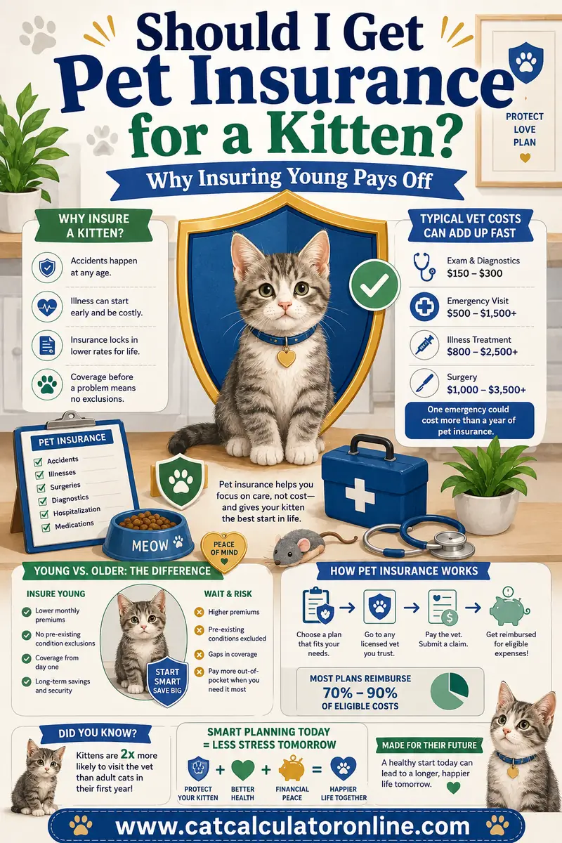 Should I Get Pet Insurance for a Kitten? Why Insuring Young Pays Off