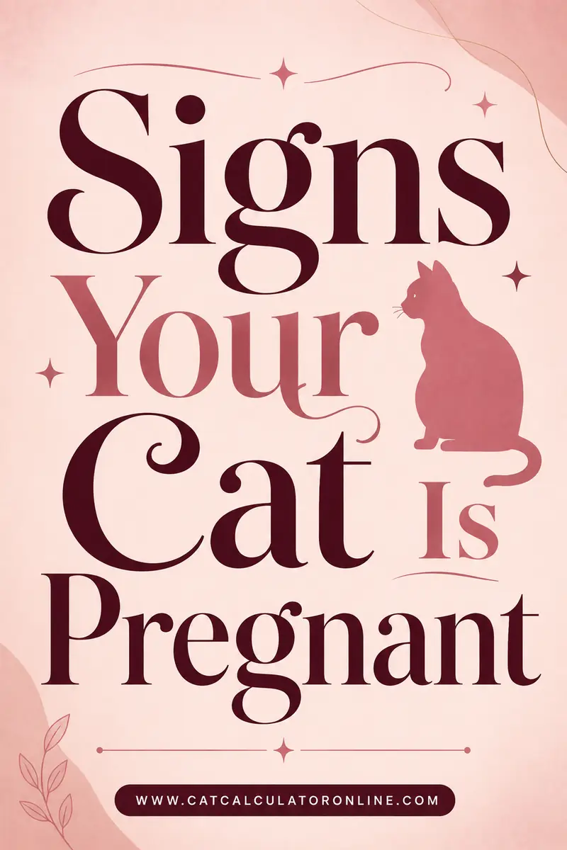 Signs Your Cat Is Pregnant