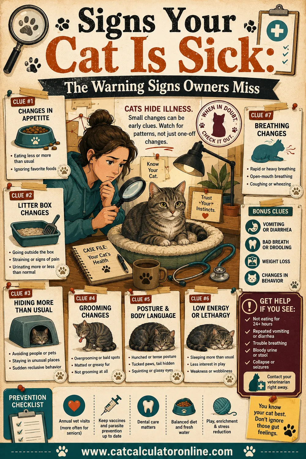 Signs Your Cat Is Sick: The Warning Signs Owners Miss