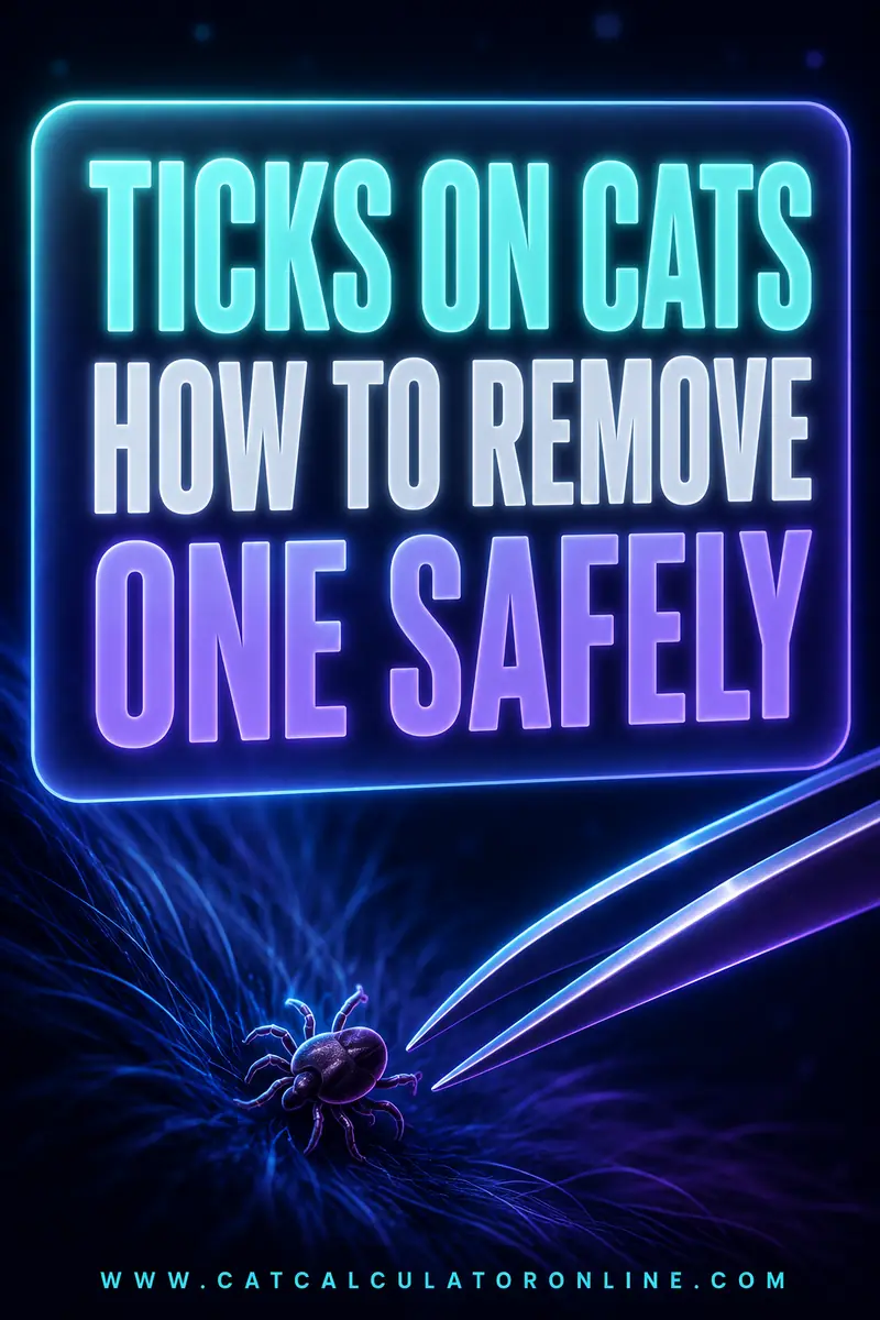 Ticks on Cats: How to Remove One Safely