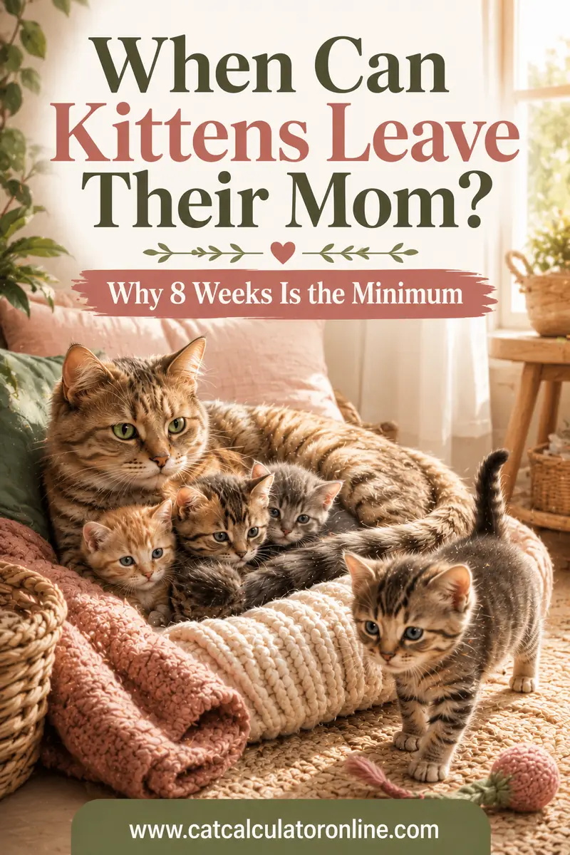 When Can Kittens Leave Their Mom? Why 8 Weeks Is the Minimum