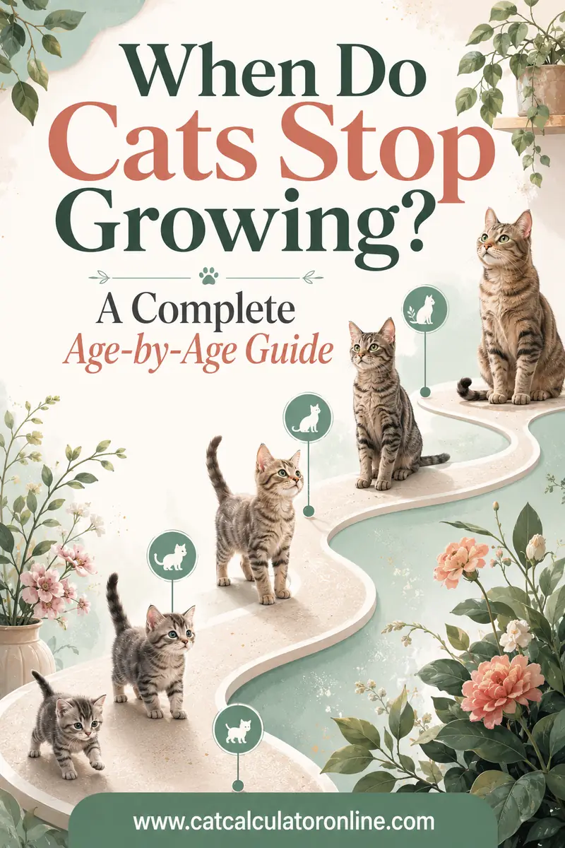 When Do Cats Stop Growing? A Complete Age-by-Age Guide