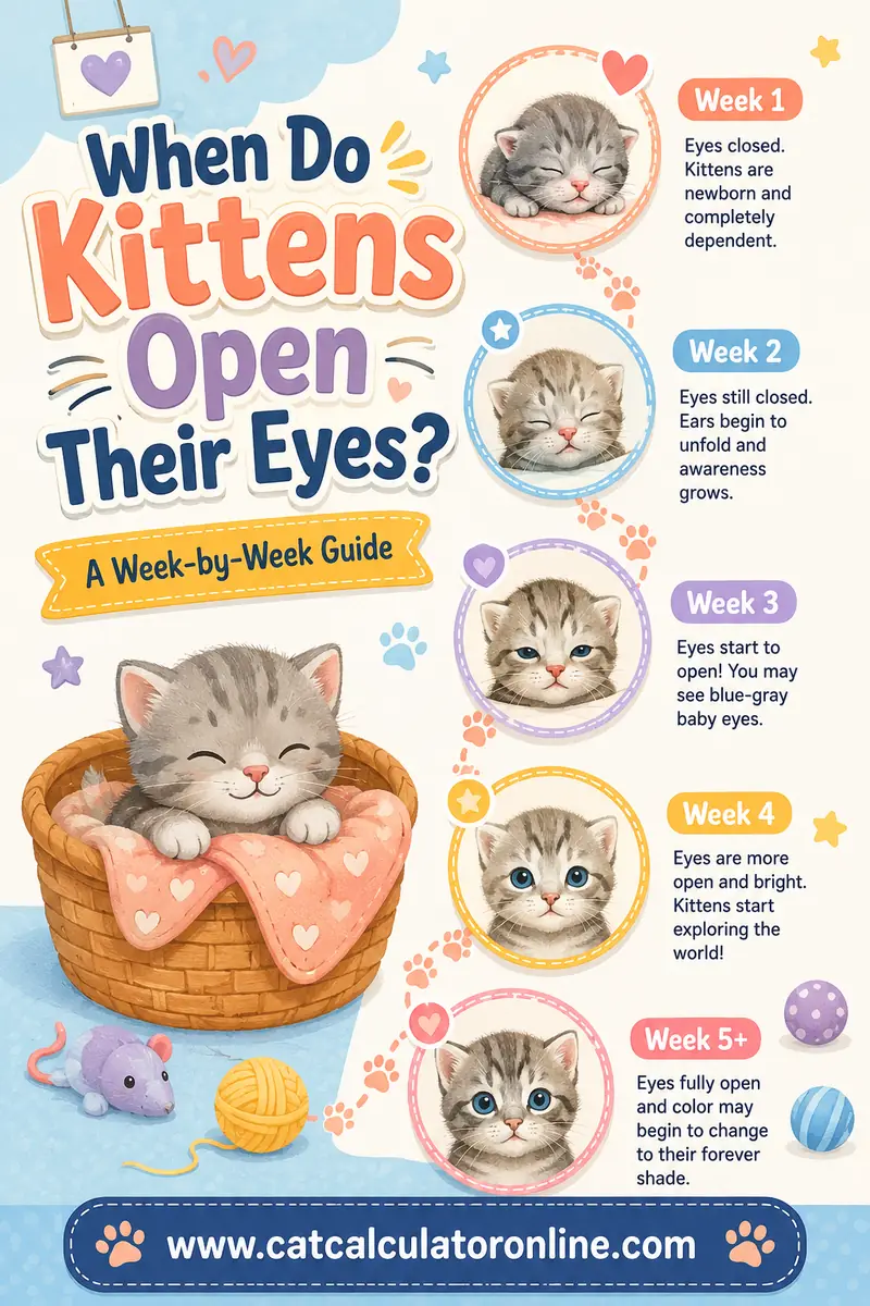 When Do Kittens Open Their Eyes? A Week-by-Week Guide