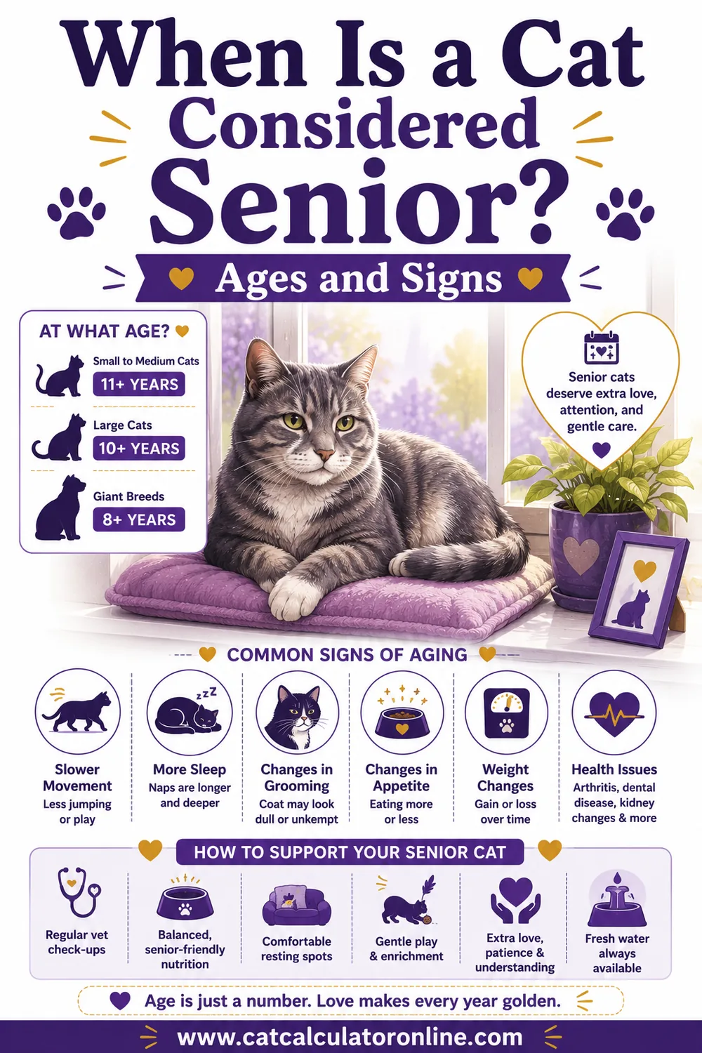 When Is a Cat Considered Senior? (The Age and What Changes)