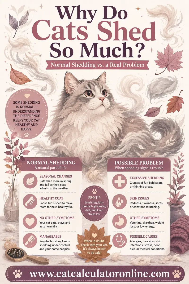 Why Do Cats Shed So Much? Normal Shedding vs. a Real Problem