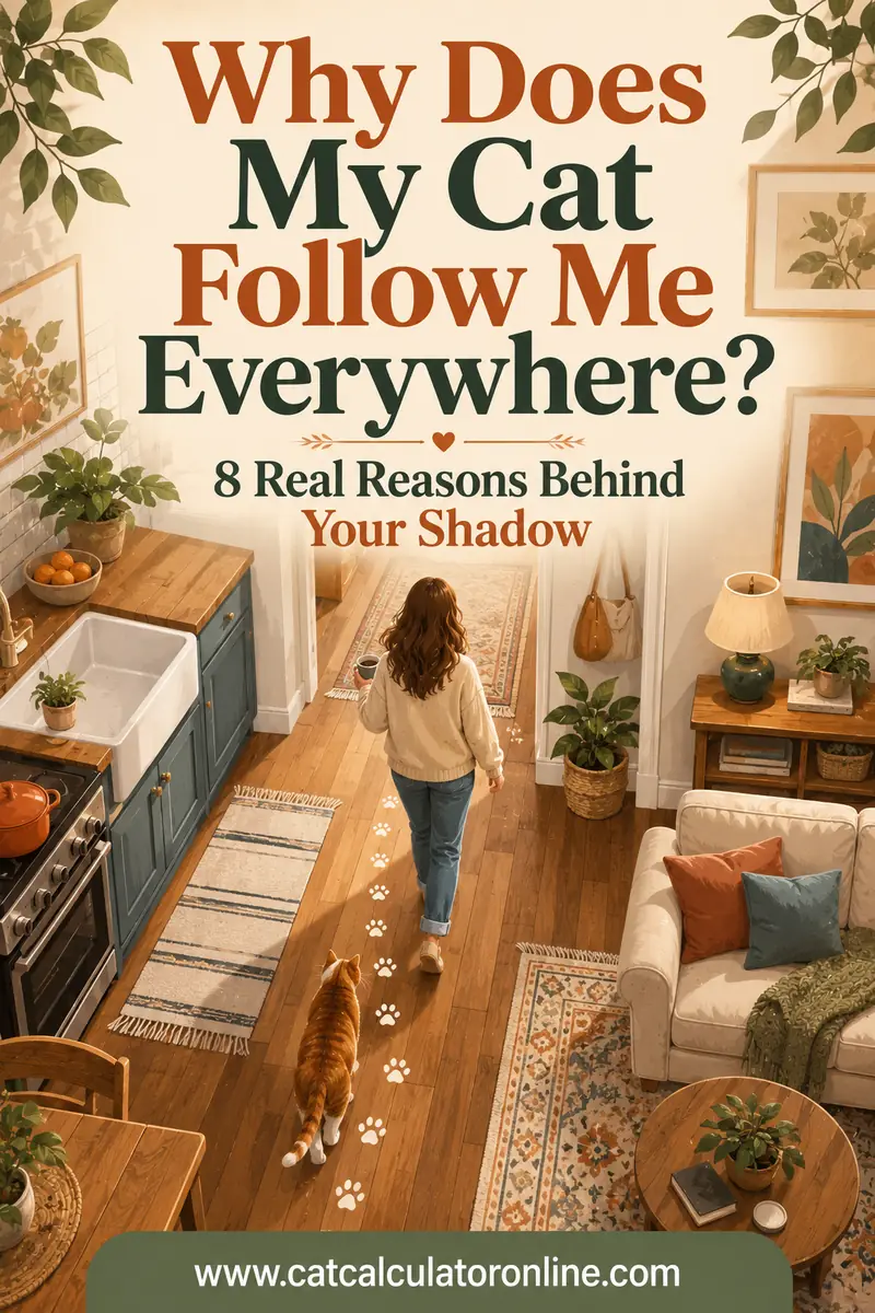 Why Does My Cat Follow Me Everywhere? 8 Real Reasons Behind Your Shadow
